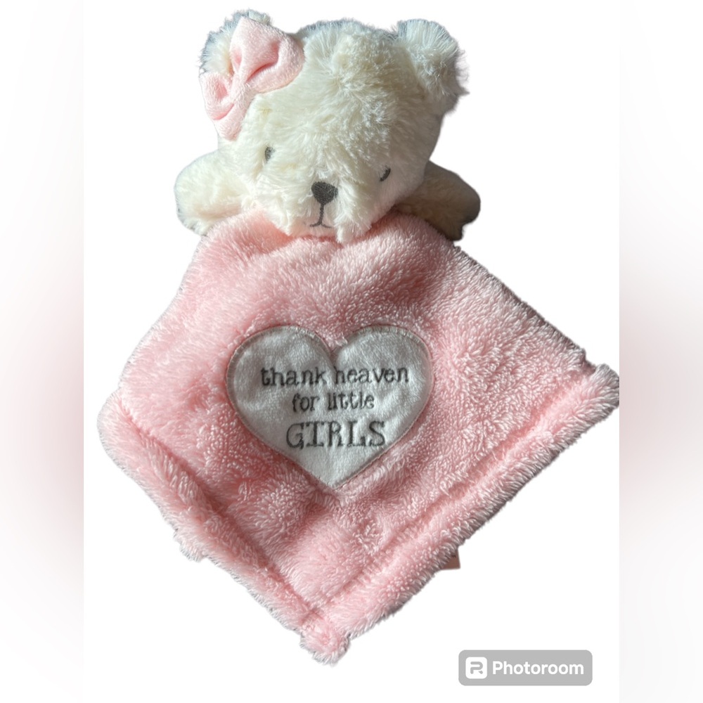 Baby Gear Bear Baby Lovey Thank Heaven For Little Girls Security Blanket